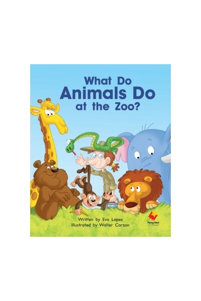 Flying Start to Literacy Shared Reading: Big Books - What do Animals do at the zoo? (Pack 5)