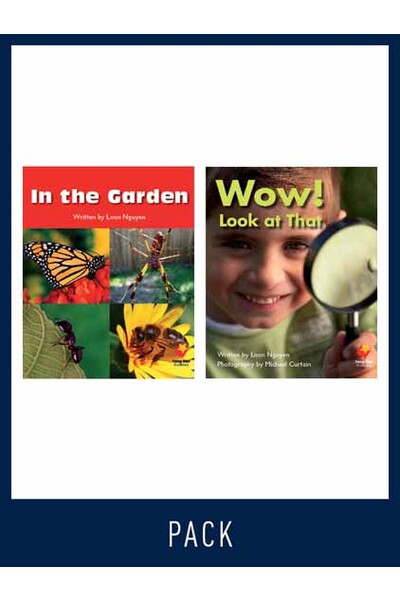 Flying Start to Literacy: Guided Reading - In the Garden & Wow! Look at That - Level 1 (Pack 8)