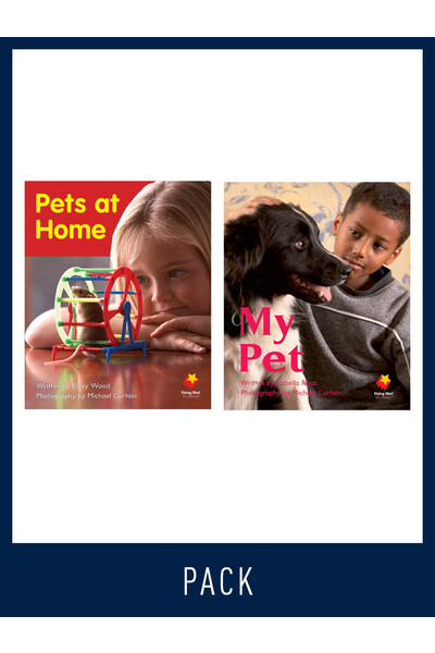 Flying Start to Literacy: Guided Reading - Pets at Home & My Pet - Level 1 (Pack 9)