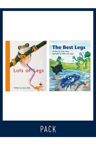 Flying Start to Literacy: Guided Reading - Lots of Legs & The Best Legs - Level 5 (Pack 4)