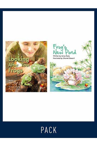 Flying Start to Literacy: Guided Reading - Looking After Your Frogs & Frog's New Pond - Level 8 (Pack 5)