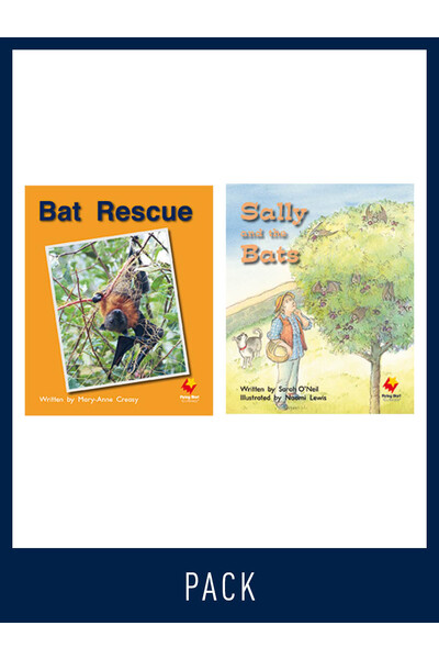 Flying Start to Literacy: Guided Reading - Bat Rescue & Sally and the Bats - Level 9 (Pack 3)