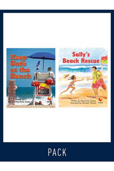 Flying Start to Literacy: Guided Reading - Keep Safe at the Beach & Sally's Beach Rescue - Level 9 (Pack 1)