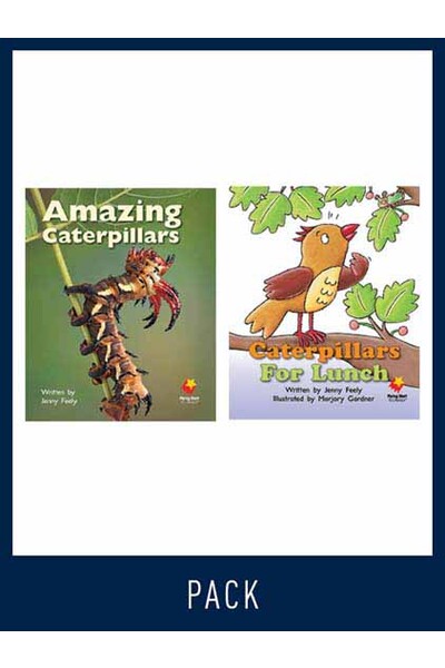Flying Start to Literacy: Guided Reading - Amazing Caterpillars & Caterpillars for Lunch - Level 9 (Pack 2)