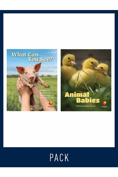 Flying Start to Literacy: Guided Reading - What Can You See? & Animal Babies: Level 1 (Pack 2)