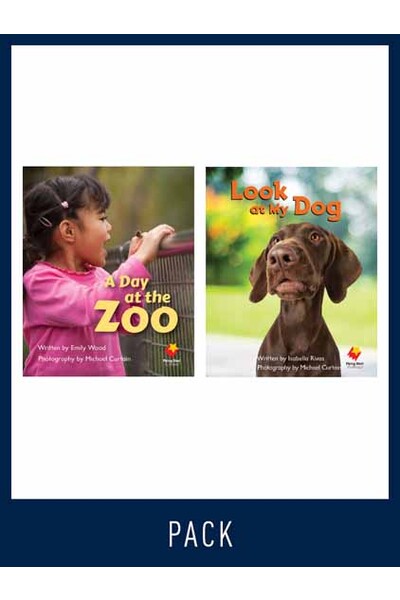 Flying Start to Literacy: Guided Reading - A Day at the Zoo & Look at My Dog - Level 2 (Pack 2)