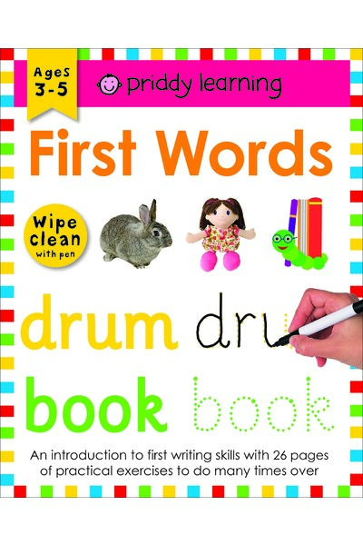Priddy Activity Book - First Words: Wipe and Clean Workbook