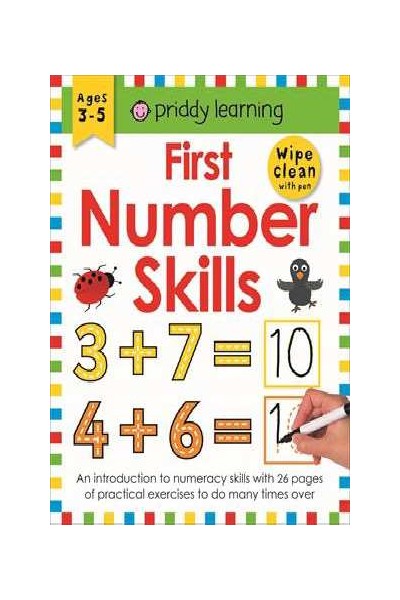 Priddy Activity Book - First Number Skills: Wipe and Clean Workbook