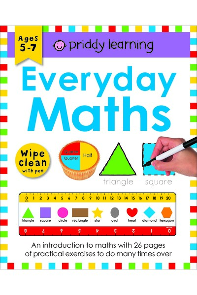 Priddy Activity Book - Everyday Maths: Wipe and Clean Workbook