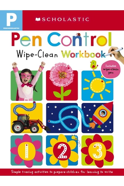 Wipe-Clean Workbook - Pre-K Pen Control