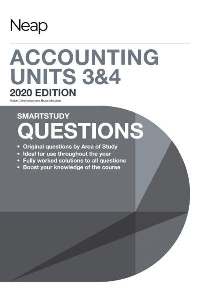 Neap Smartstudy Questions: VCE Accounting 3 & 4