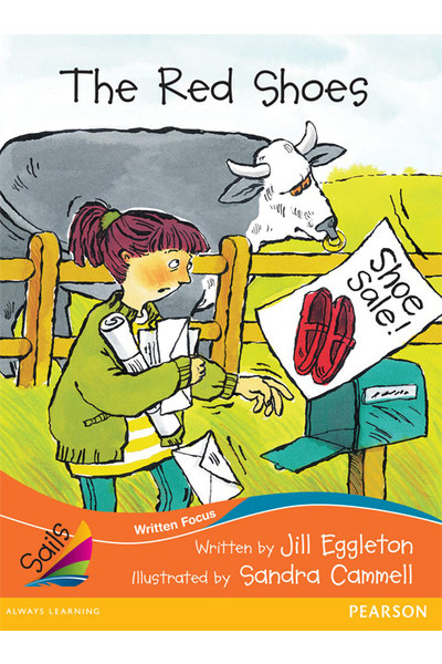 Sails - Fluency Level, Set 1 (Orange): The Red Shoes (Reading Level 17 / F&P Level J)