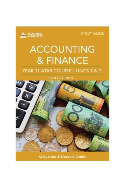 Year 11 ATAR Course Study Guide - Accounting & Finance (Previous Edition)