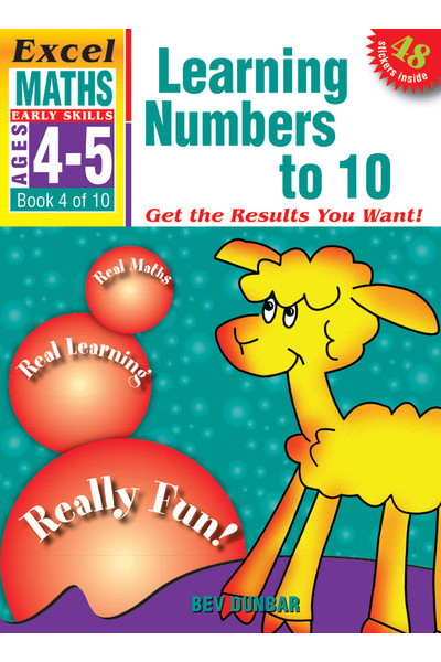 Excel Early Skills - Maths: Book 4 - Learning Numbers to 10