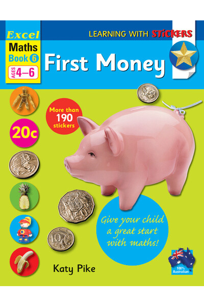 Learning with Stickers Maths - Book 6: Ages 4-6