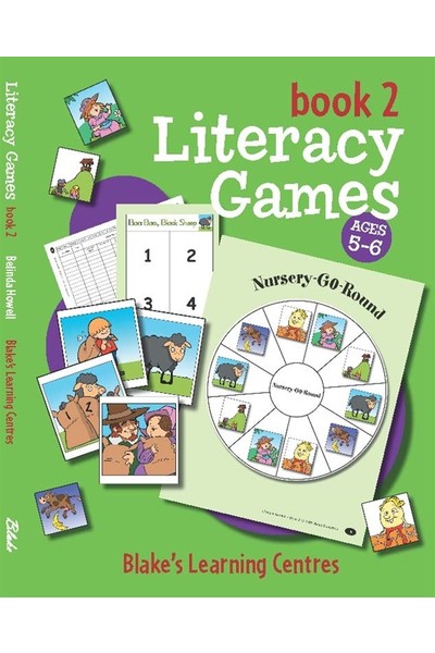 Blake's Learning Centres - Literacy Games: Book 2 (Ages 5-6)