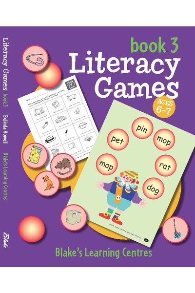 Blake's Learning Centres - Literacy Games - Book 3 (Ages 6-7)