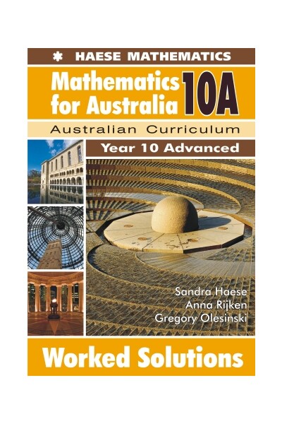 Mathematics for Australia 10A - Work Solutions