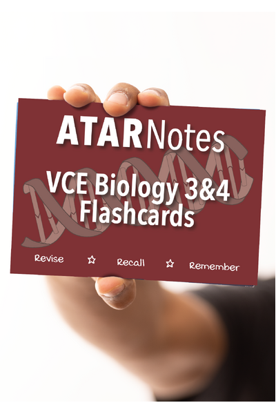 ATAR Notes Flashcards - VCE Units 3 & 4: Biology