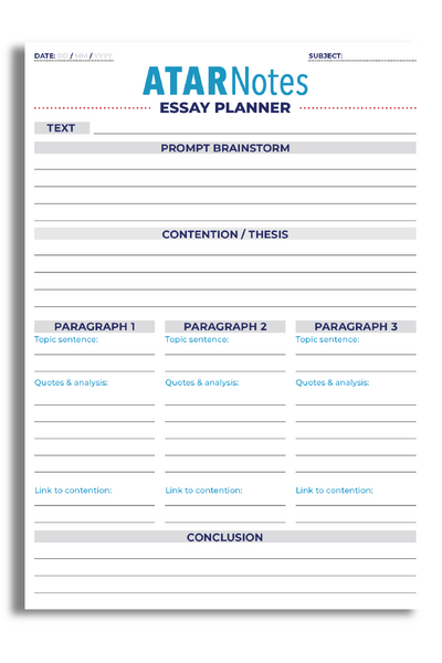 ATAR Notes Essay Planner