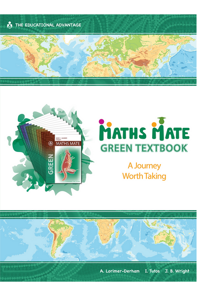 Maths Mate Green Textbook - Year 8 (11 Booklets + Review Program)