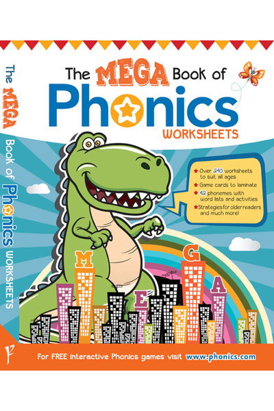 The Mega Book of Phonics Worksheets