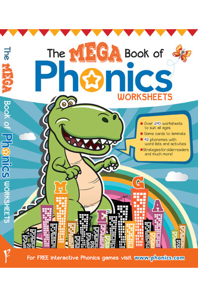 The Mega Book of Phonics Worksheets Educational Resources and Supplies