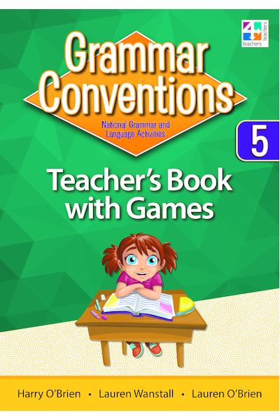 Grammar Conventions - Teacher's Book with Games: Year 5