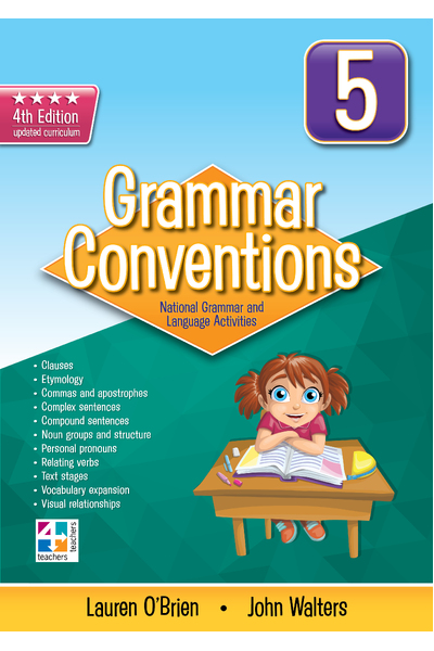 Grammar Conventions - 4th Edition: Year 5