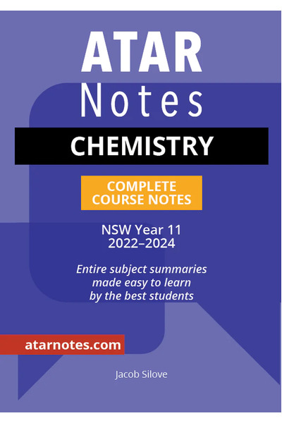 ATAR Notes Year 11 Chemistry Notes - NSW