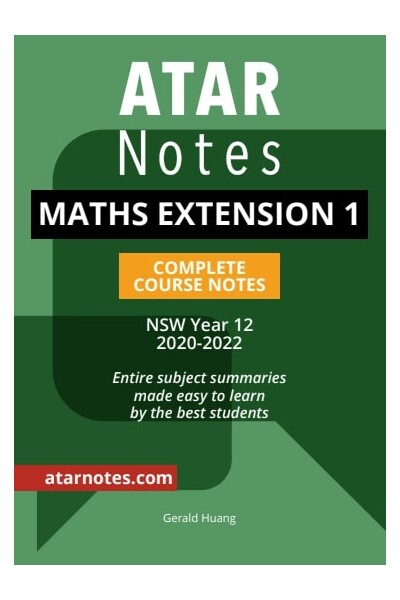 ATAR Notes Year 12 Mathematics Extension 1 Notes - NSW