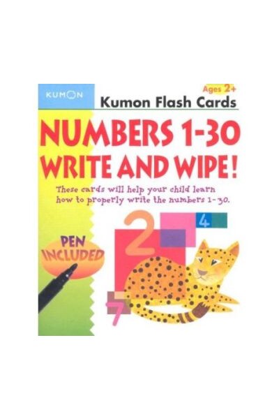 Numbers 1-30 Write & Wipe Flash Cards