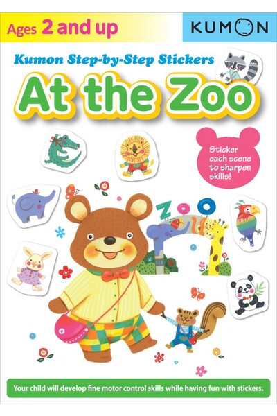 At the Zoo: Kumon Step-By-Step Stickers
