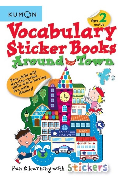 Vocabulary Sticker Books: Around Town