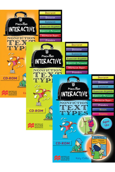 Macmillan Interactive - Nonfiction Text Types: 3 CD Pack