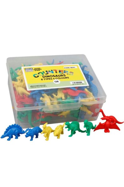 Dinosaurs Counters (Box of 128)