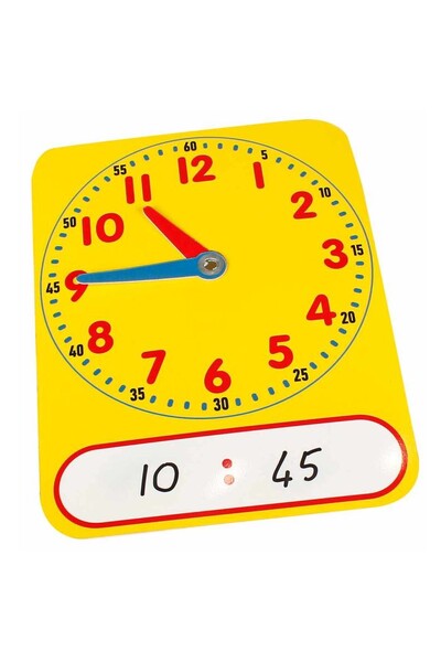 12-Hour Write-on/Wipe-off Teacher Demonstration Clock