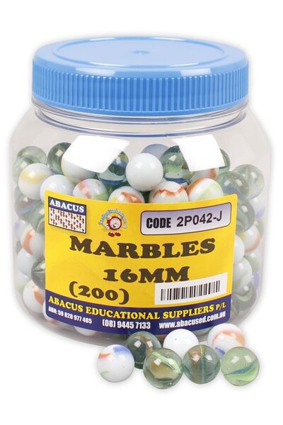 Marbles - 16mm (Jar of 200)