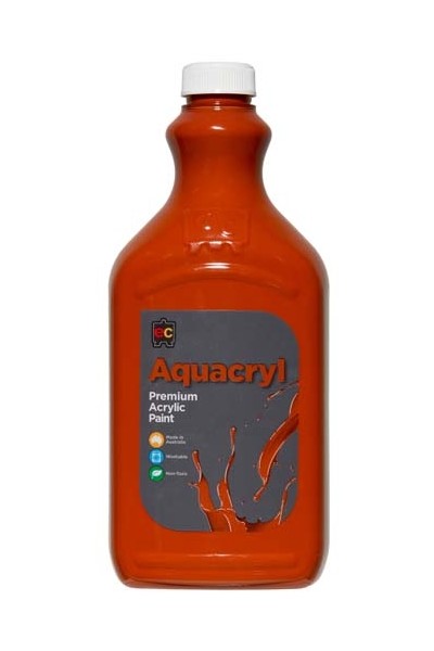 Aquacryl Premium Acrylic Paint 2L - Burnt Sienna