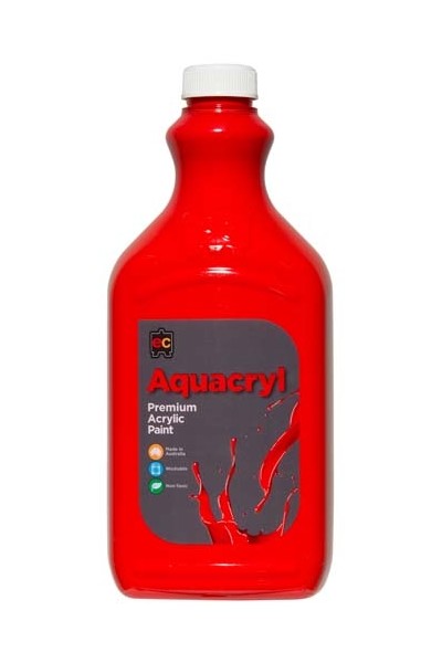 Aquacryl Premium Acrylic Paint 2L - Warm Red