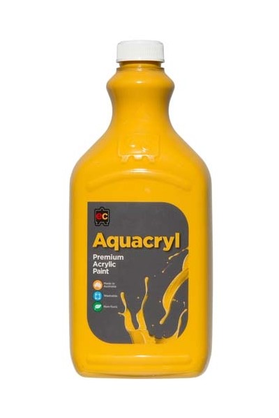 Aquacryl Premium Acrylic Paint 2L - Yellow Oxide