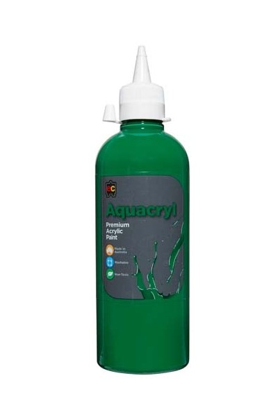 Aquacryl Premium Acrylic Paint 500mL - Forest Green