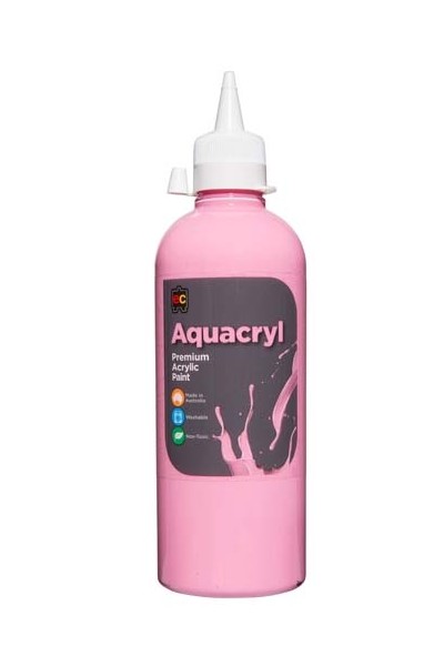 Aquacryl Premium Acrylic Paint 500mL - Pink
