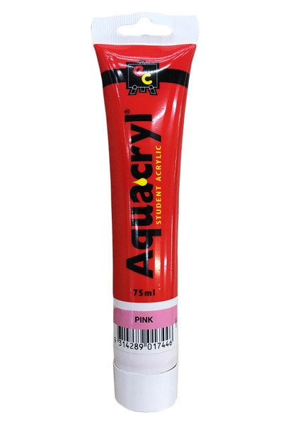 Aquacryl Premium Acrylic Paint 75mL - Pink