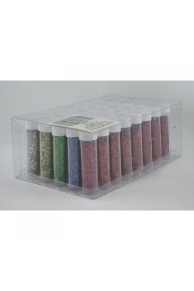 Glitter Tubes - Assorted Colours: Box of 40