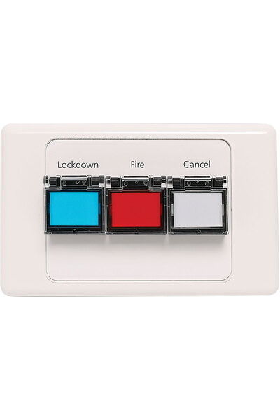 Redback Lockdown / Fire / Cancel Remote Wall Plate