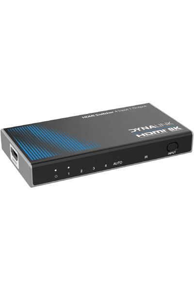 Dynalink 8K 48Gbps 4 Way HDMI Switcher