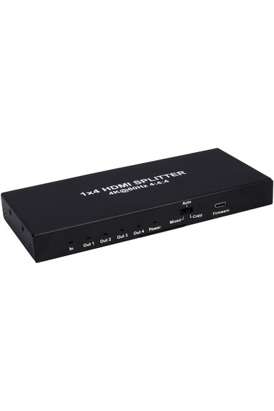 Dynalink 4K 1x4 HDMI Splitter 18GBps Bandwidth