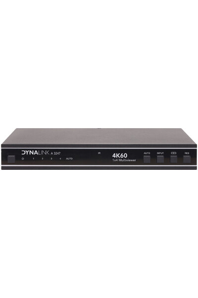Dynalink 4x1 HDMI Multiviewer Seamless UHD 4K Video Switcher