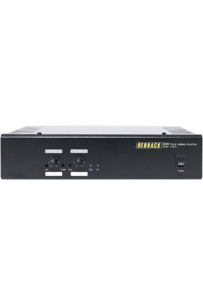 Redback 30W 2 Input 100V Public Address (PA) Amplifier